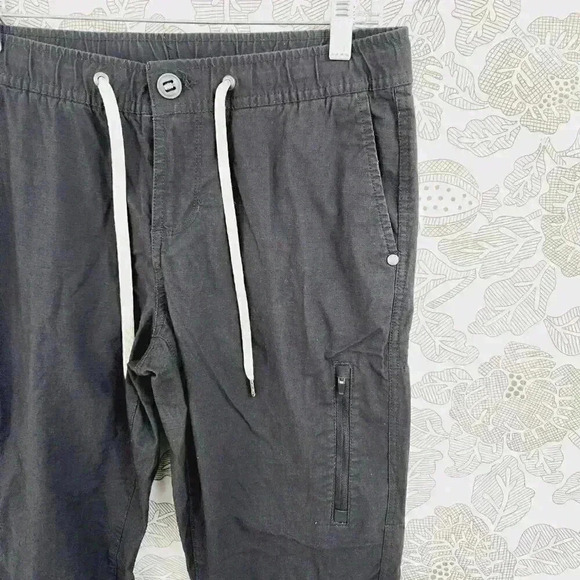 Vuori Pull on Cargo Pants / Jogger Women's Size S Dark Gray 8356 - Picture 3 of 8
